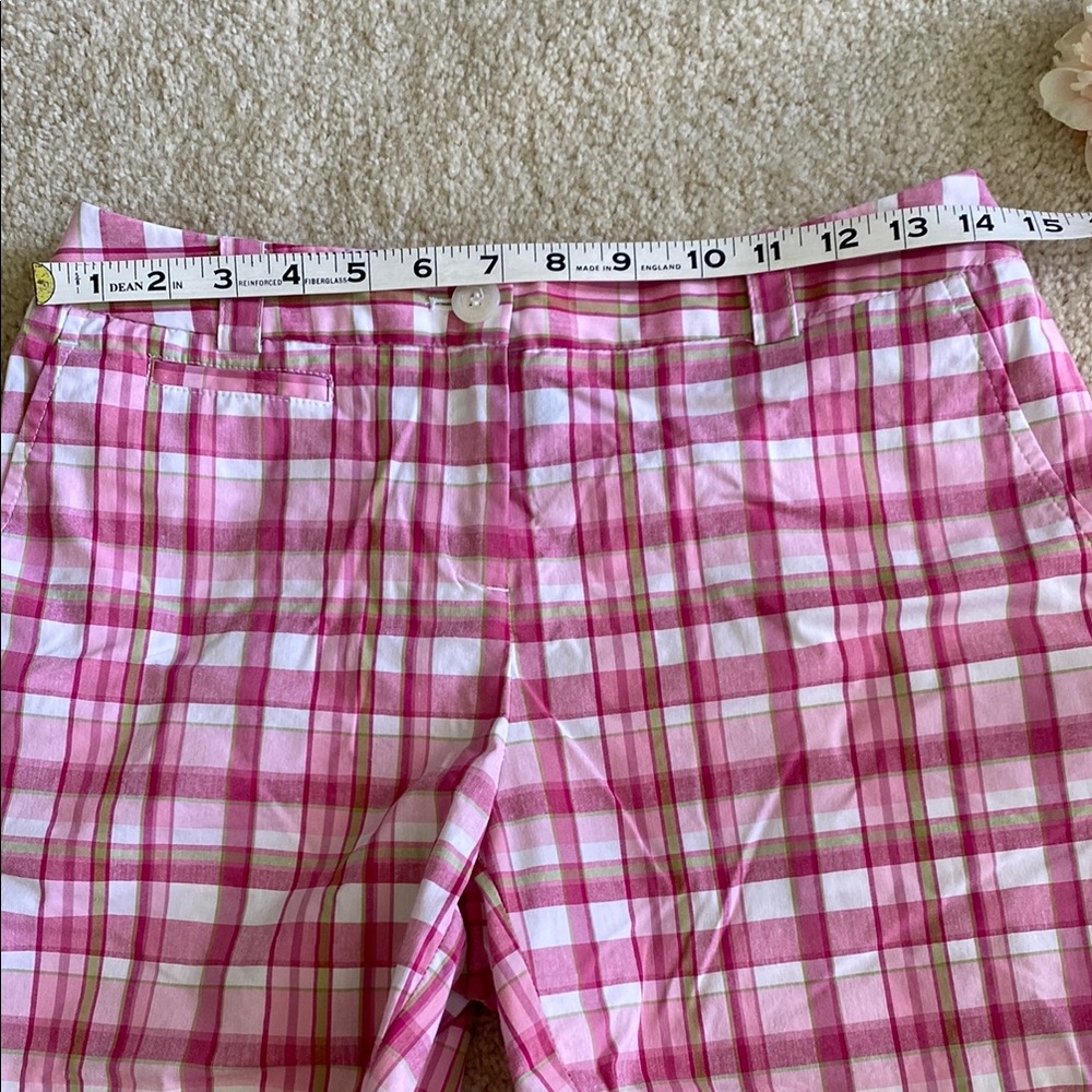 Jones New York Pink and White Bermuda Shorts, 4P - Picture 4 of 8
